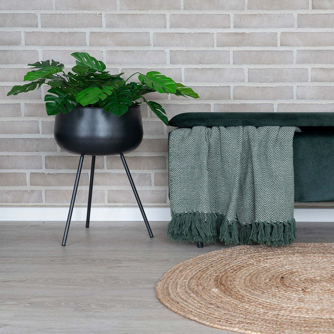 Produktbillede af Monstera Kunstig plante højde 45 cm. på tilbud i høj kvalitet