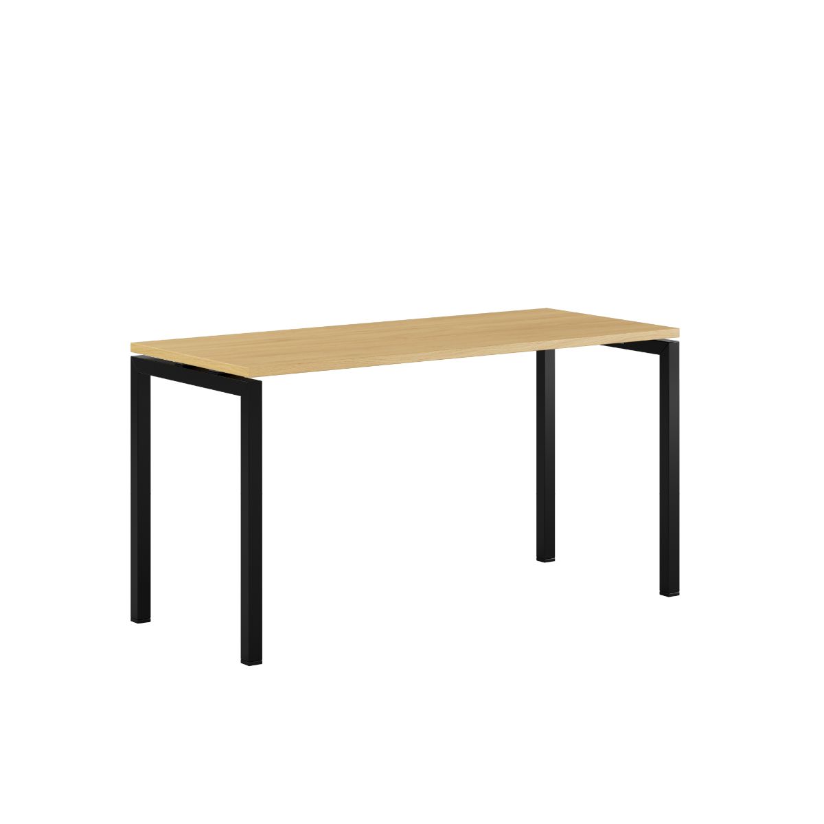 Produktbillede af Luna U Bord 140x60cm Eg-sort på tilbud