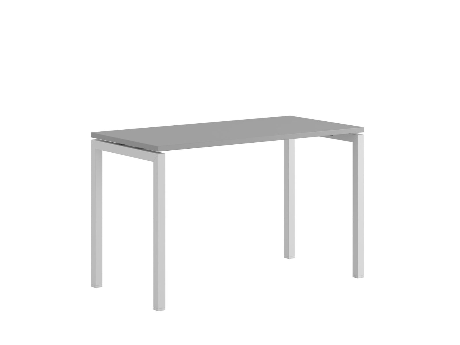 Produktbillede af Luna U Bord 120x60cm Grå-hvid på tilbud