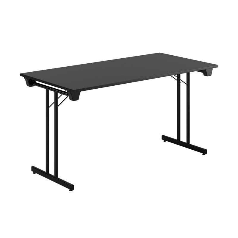 Produktbillede af Dinner Style 140x70cm Sammenklappeligt bord Sort sort på tilbud