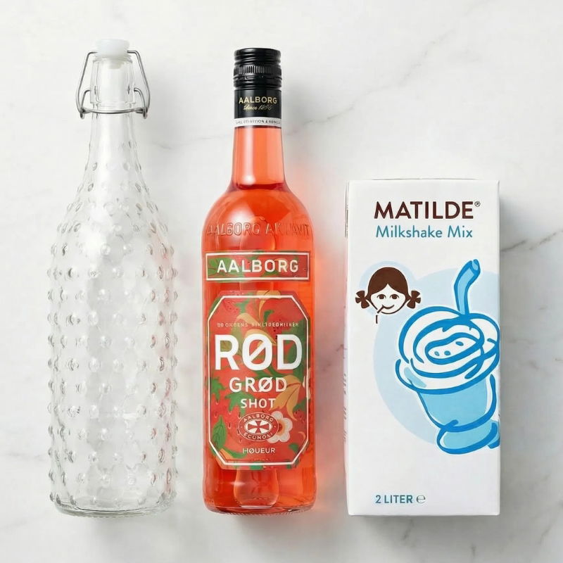 Produktbillede af Rødgrød Shot Drinkspakke på tilbud i brug