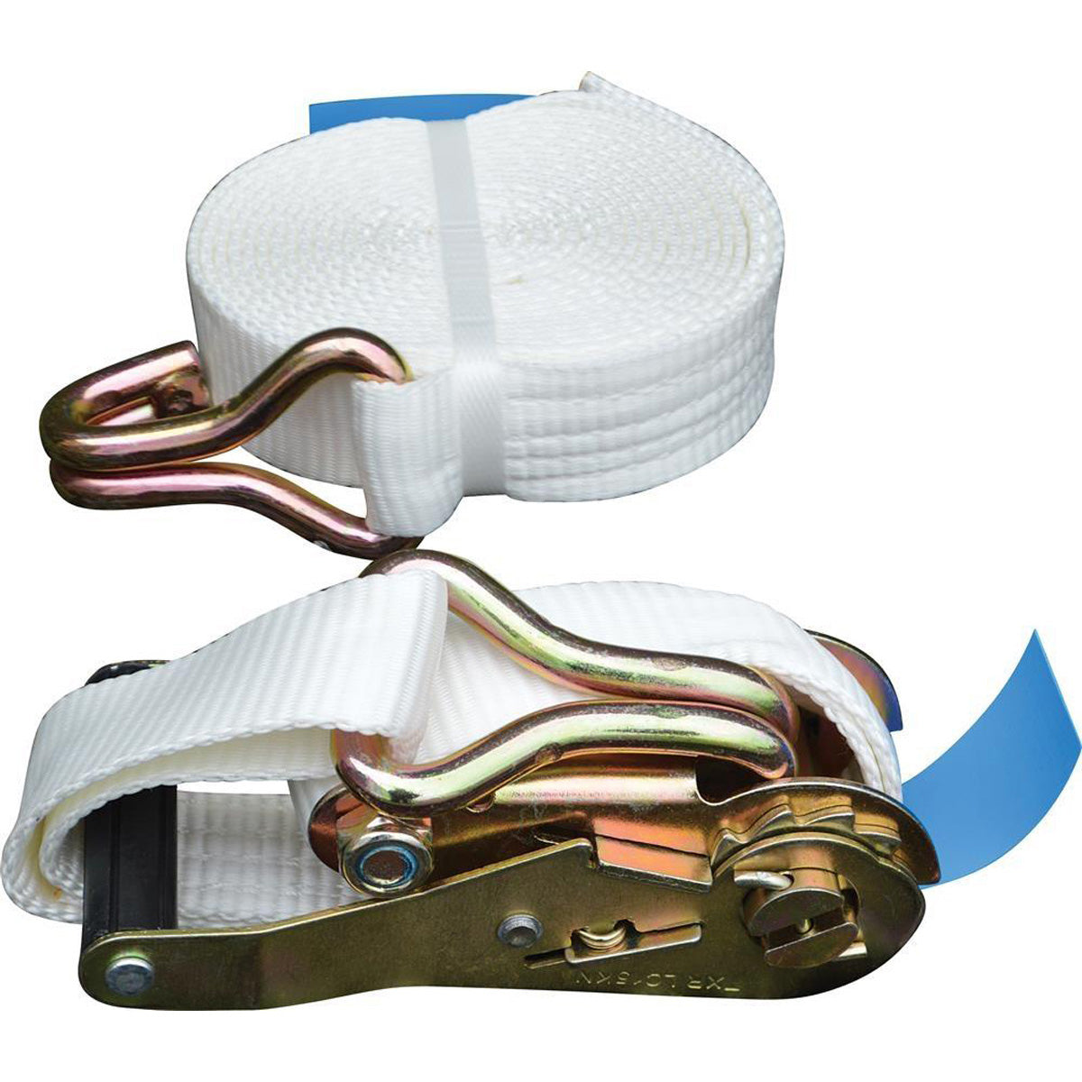Produktbillede af Bardunstrop / Side wire 35 mm Hvid (3 t på tilbud