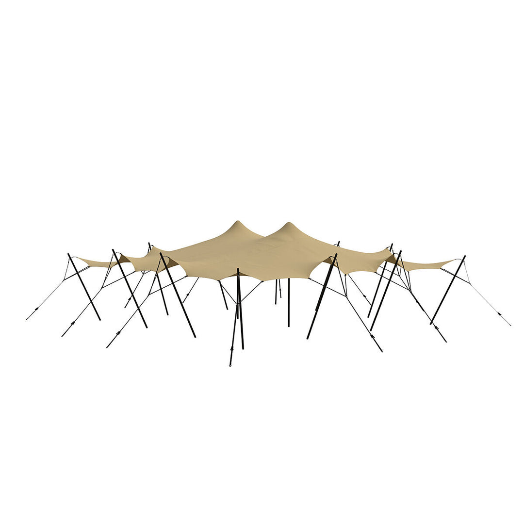 Produktbillede af Stretch tent 9x12m SAND Komplet Sand på tilbud