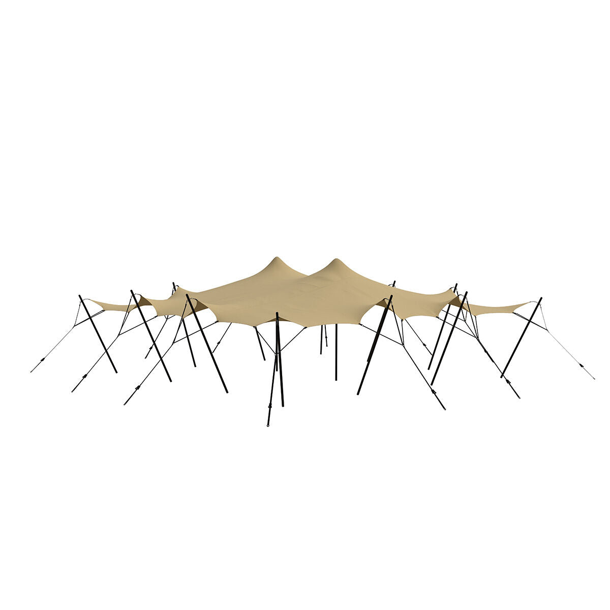 Produktbillede af Stretch tent 9x12m SAND Komplet Sand på tilbud