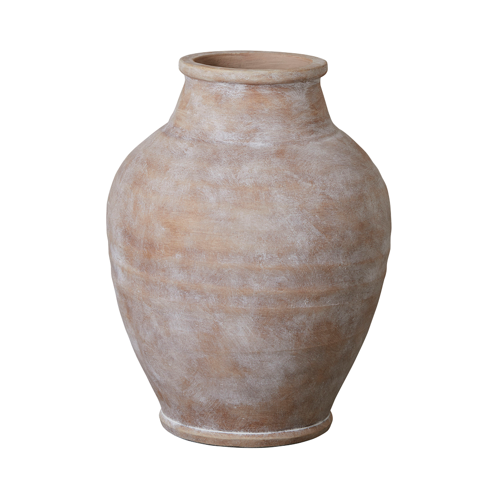 Produktbillede af ANNA Vase/krukke 40,5 cm sand på tilbud i høj kvalitet