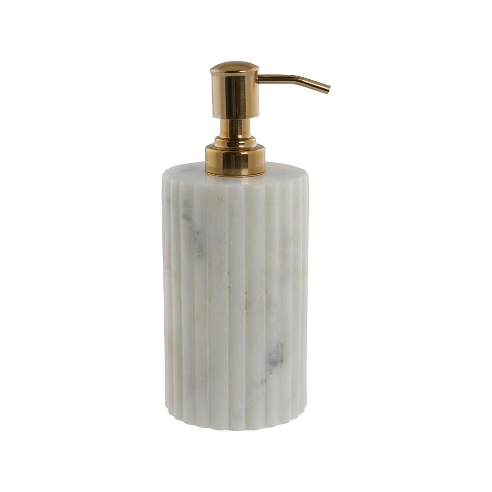 Produktbillede af Eliana Dispenser hvid marmor på tilbud i høj kvalitet