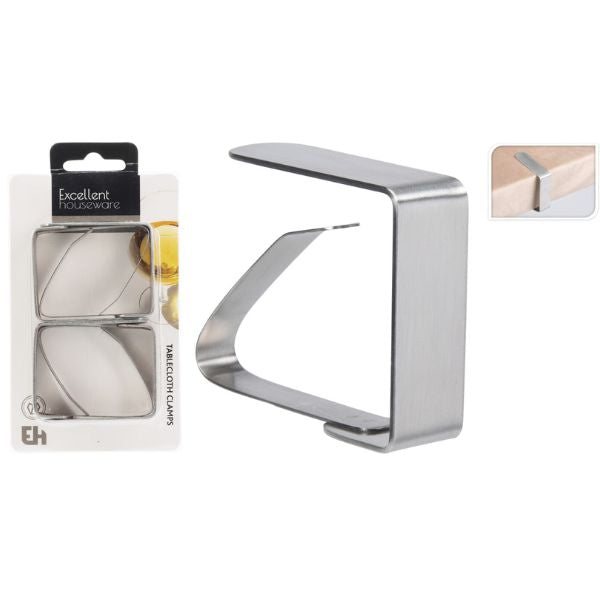 Produktbillede af Borddugsklemmer Sæt 4 St på tilbud i brug