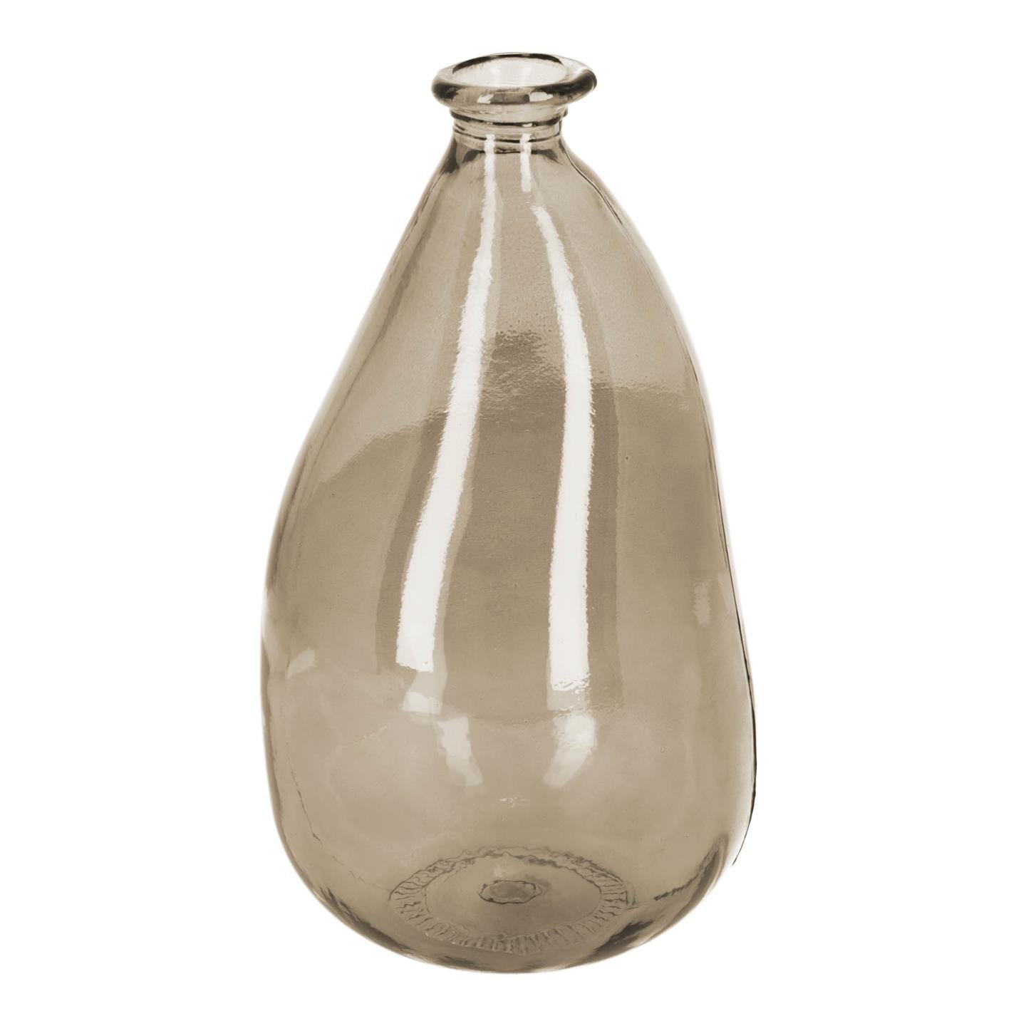Produktbillede af KAVE HOME Brenna medium vase brun genbrugs glas H:36 i premium kvalitet