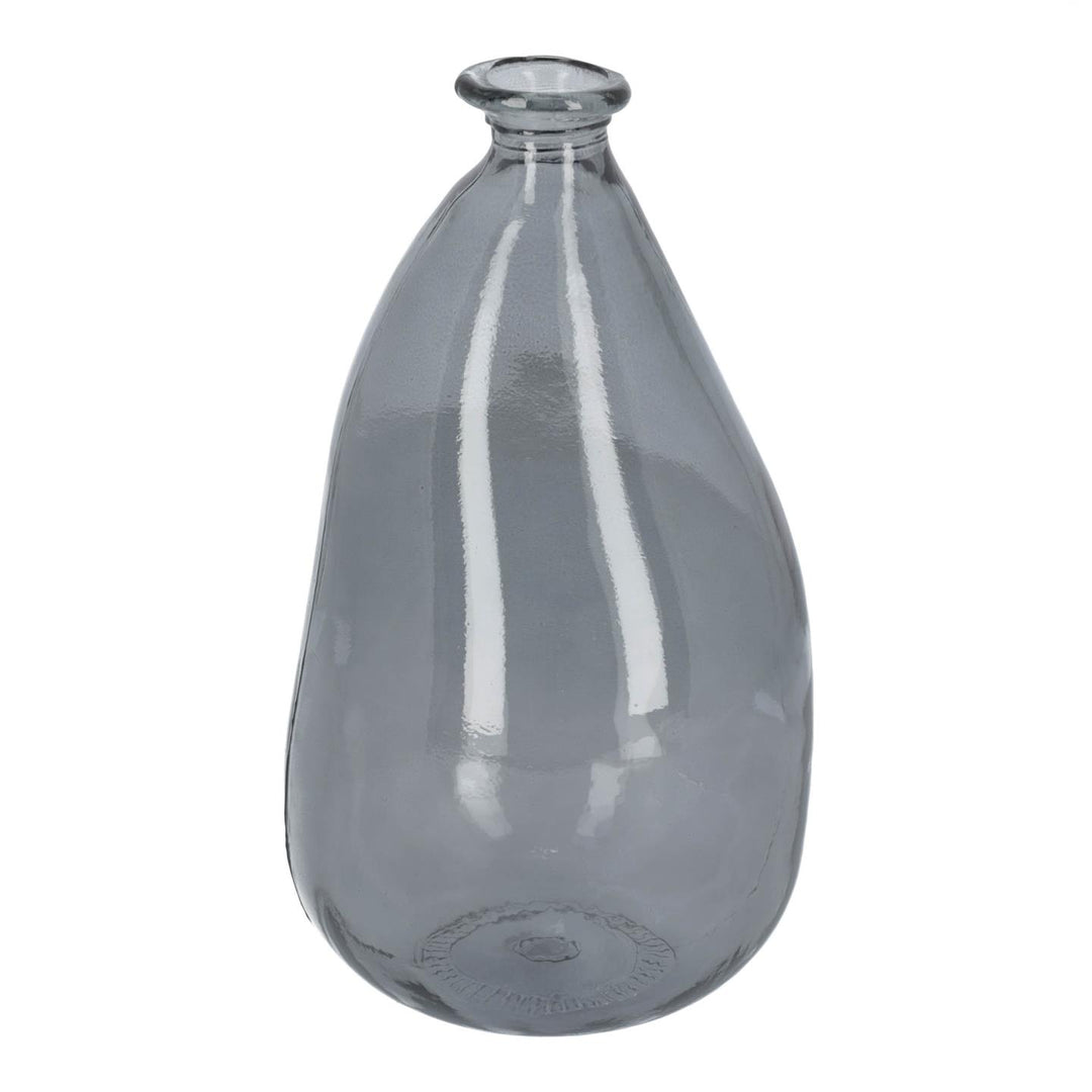 KAVE HOME Brenna medium vase blå genbrugs glas H:36