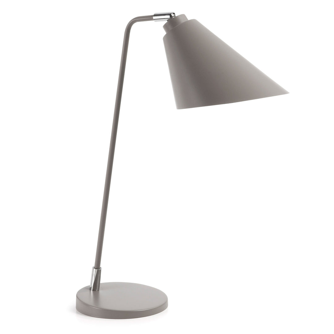 KAVE HOME Priti bordlampe grå metal