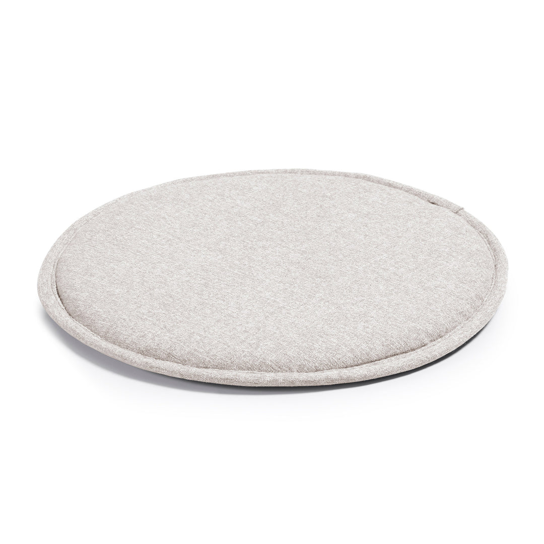 KAVE HOME Silke stolehynde rund beige stof Ø35