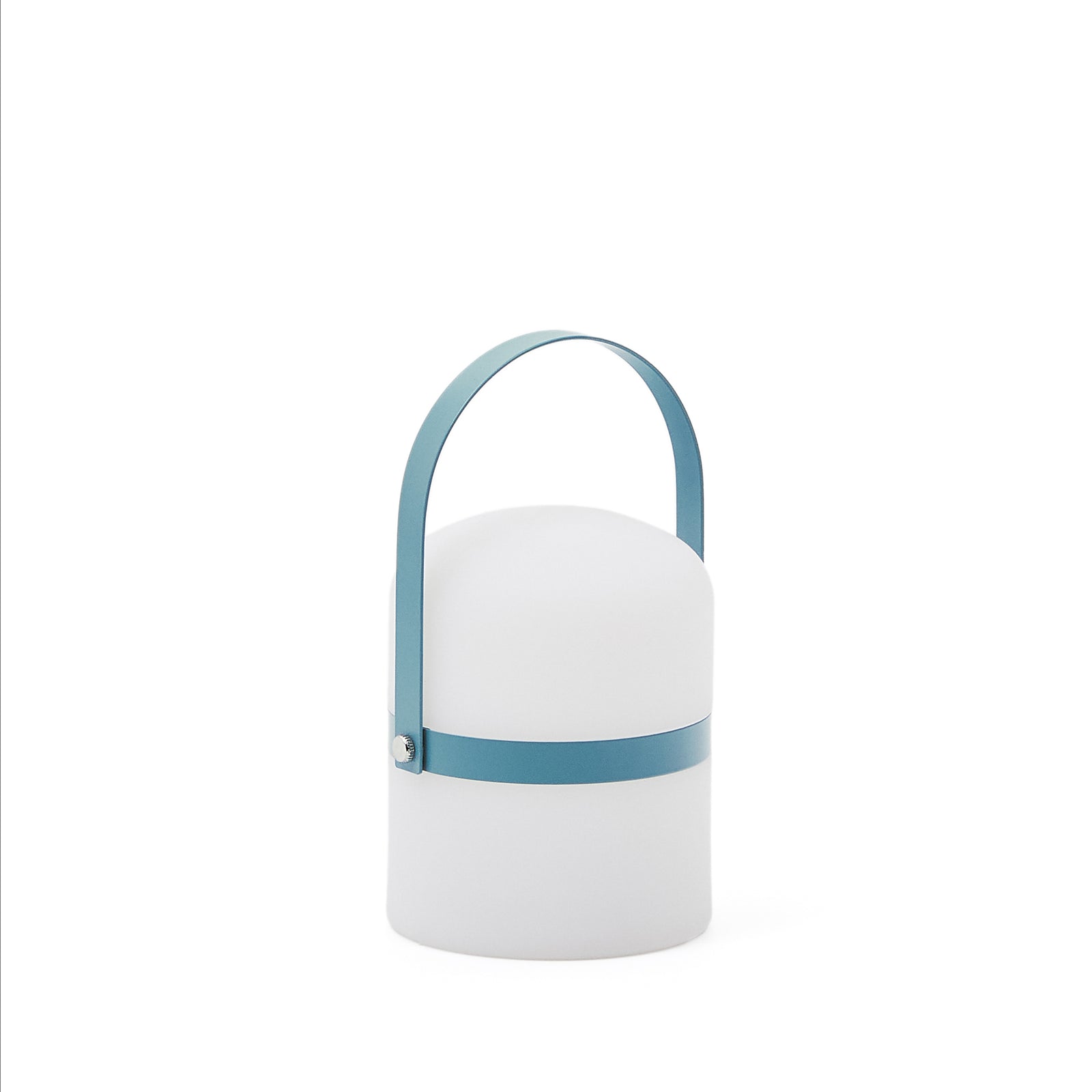 Produktbillede af KAVE HOME Ridley mini LED bordlampe bærbar m. USB-kabel -blå polyethylen i premium kvalitet