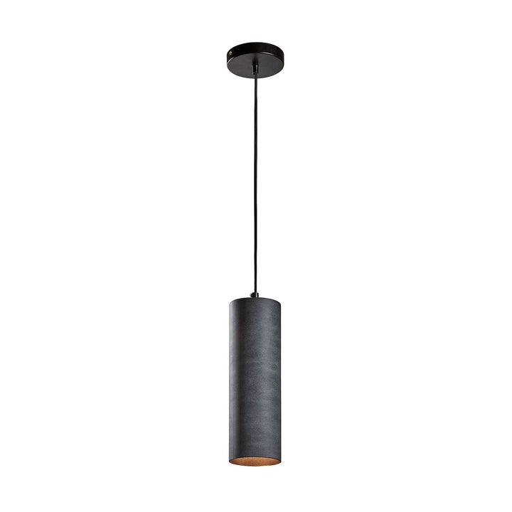 KAVE HOME rund Maude loftlampe grå metal