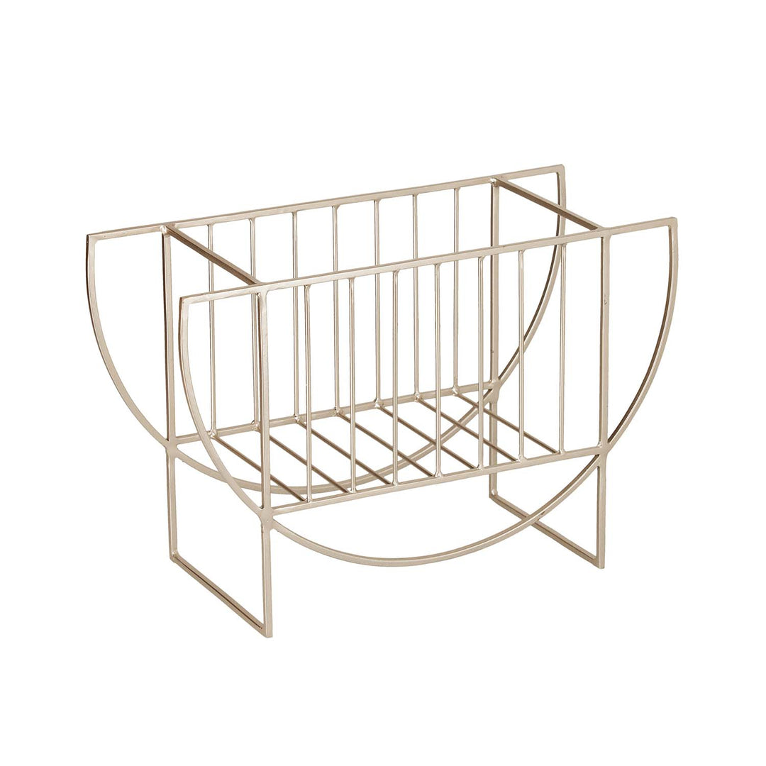 Produktbillede af KAVE HOME Aubrey magasinholder guld metal i premium kvalitet