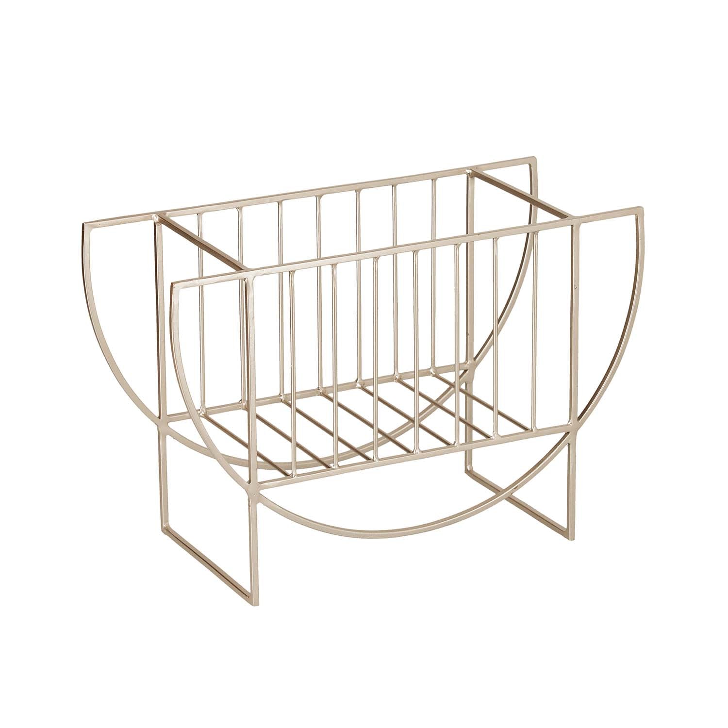 Produktbillede af KAVE HOME Aubrey magasinholder guld metal i premium kvalitet