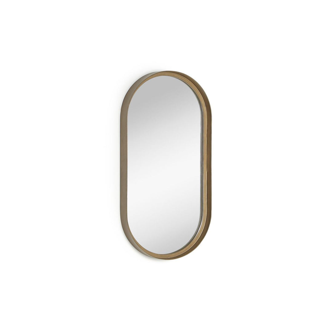 KAVE HOME Tiare vægspejl oval guld stål 31x61,5