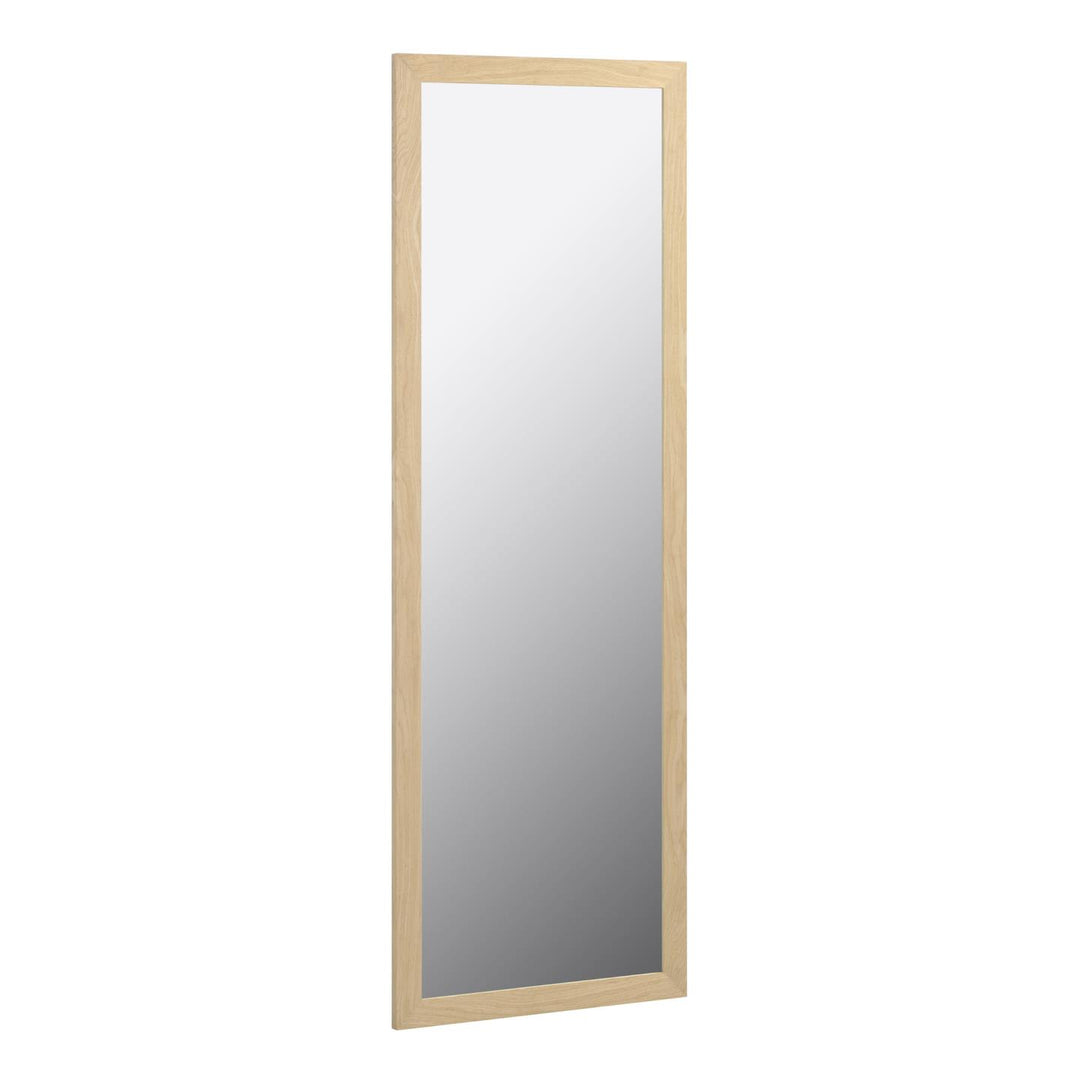 KAVE HOME Wilany vægspejl rektangulær spejlglas og natur MDF 52,5x152,5