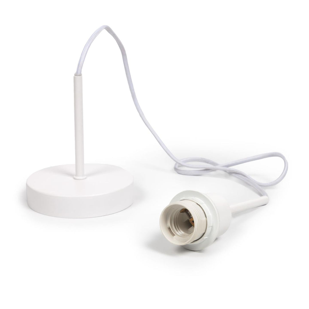 KAVE HOME Fulvia loftlampe armatur hvid metal