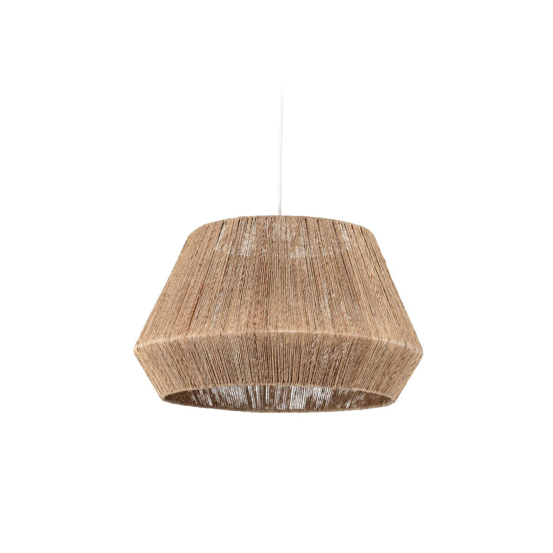 KAVE HOME Crismilda loftlampe natur jute Ø50