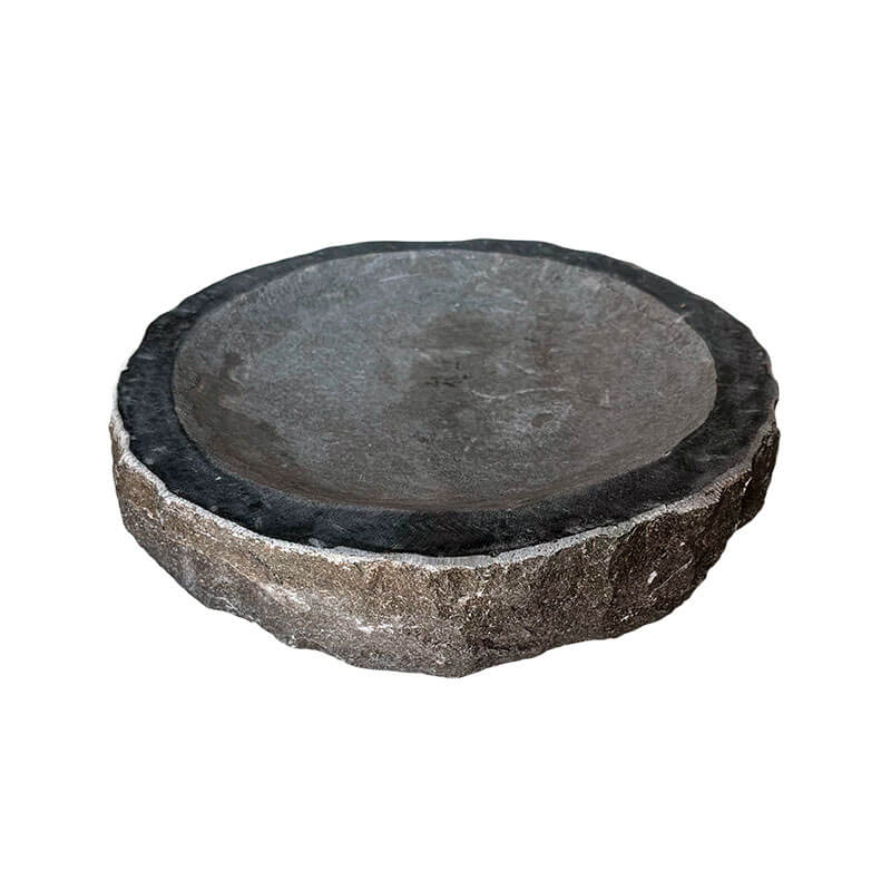 Produktbillede af Fuglebad mørk granit Ø30 cm på tilbud i høj kvalitet