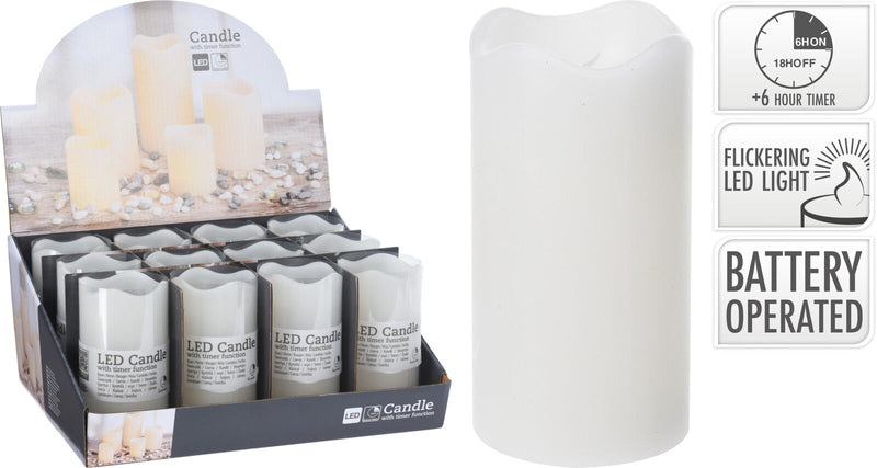 LED Bloklys m. timer ❤ Kæmpe udvalg i Bolig og Haven ❤ Billig fragt og hurtig levering 2 - 5 hverdage - Varenummer: BGH-47402533814602 / Ean: &