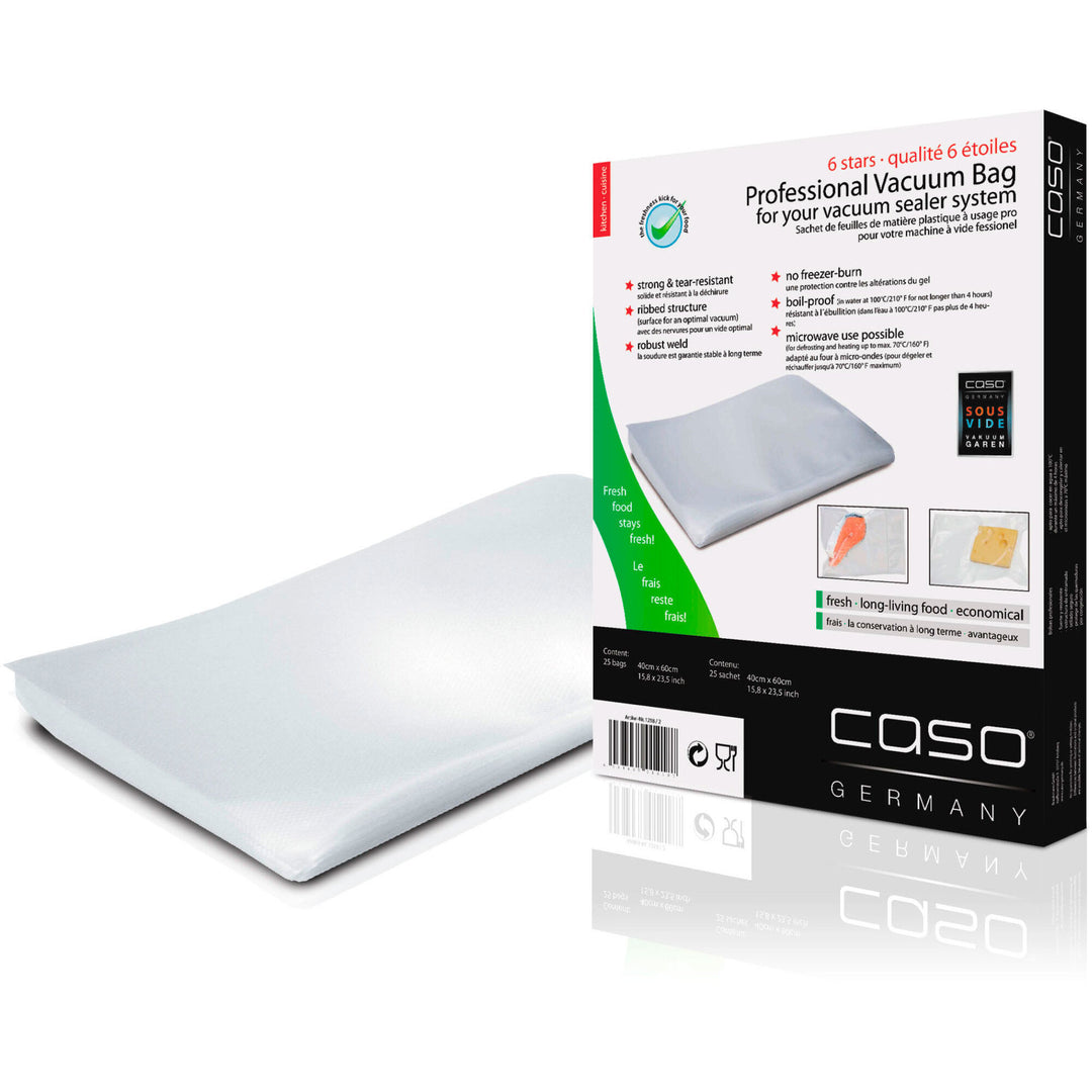 Caso Caso 25 stk. 40 x 60 cm. folieposer – billede i brug (Vakuumposer)