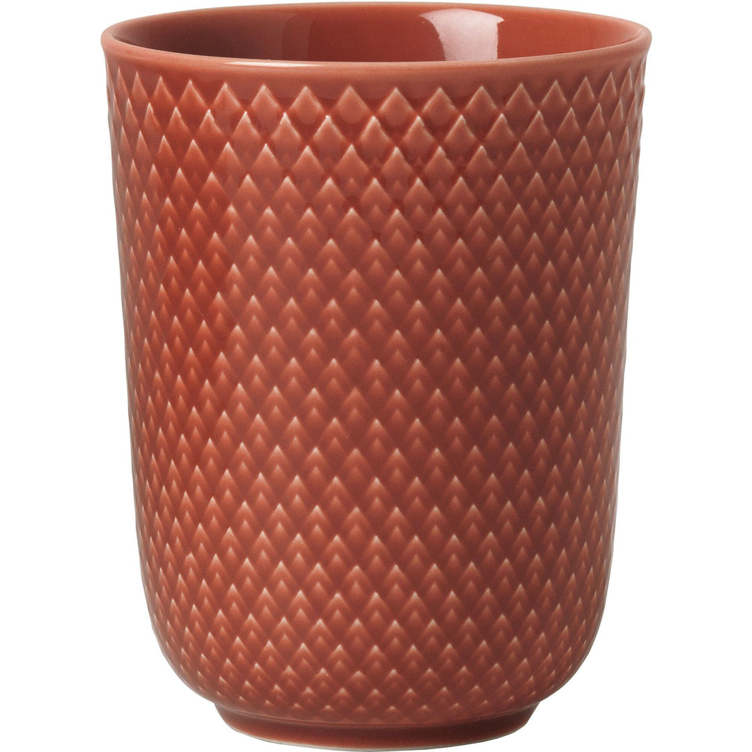 Lyngby porcelæn Lyngby porcelæn Rhombe Krus 33 cl Terracotta ❤ frontbillede (Krus)
