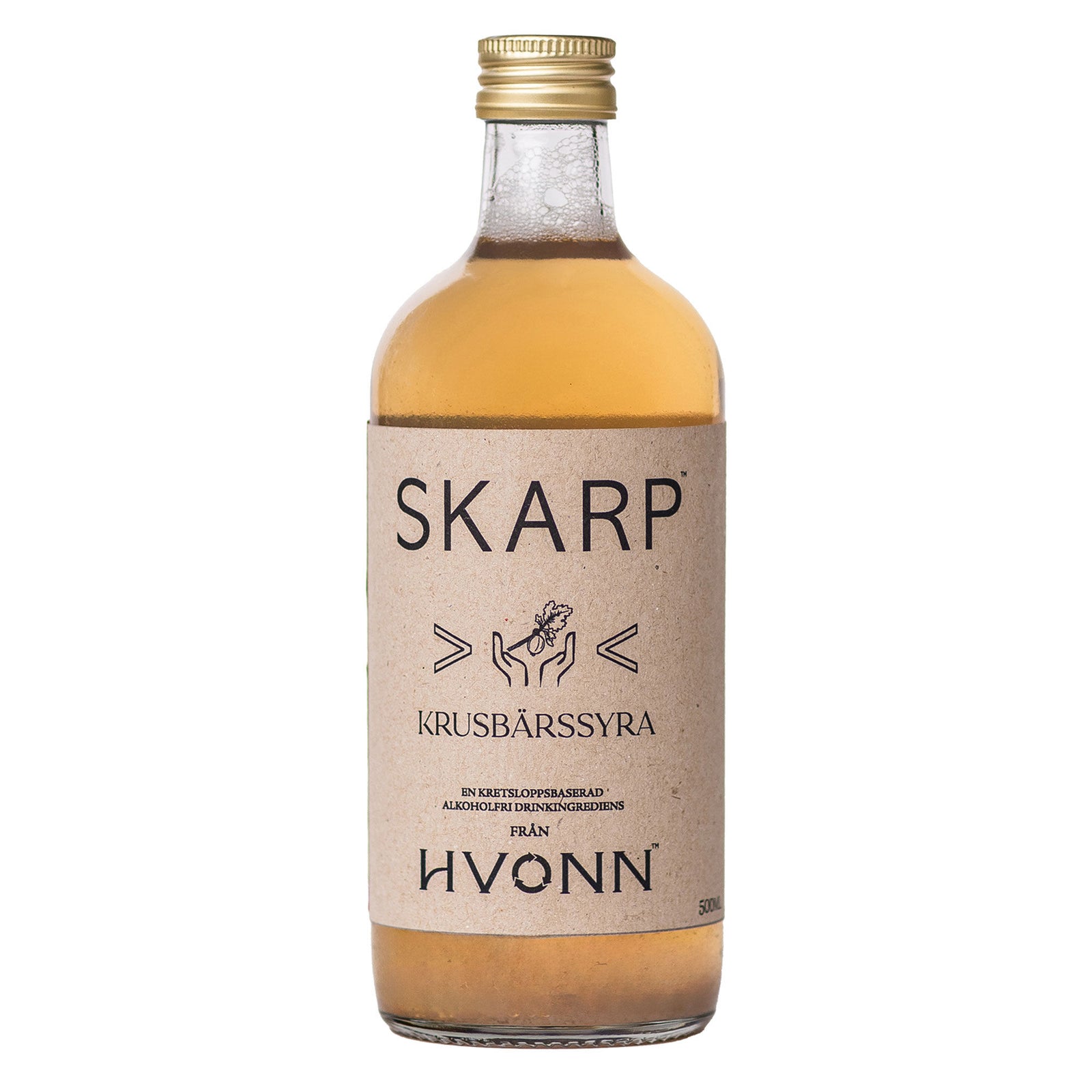 Hvonn Hvonn Skarp Krusbærsyre Drik af stikkelsbær, 500 ml ❤ detaljebillede (Delikatesser)