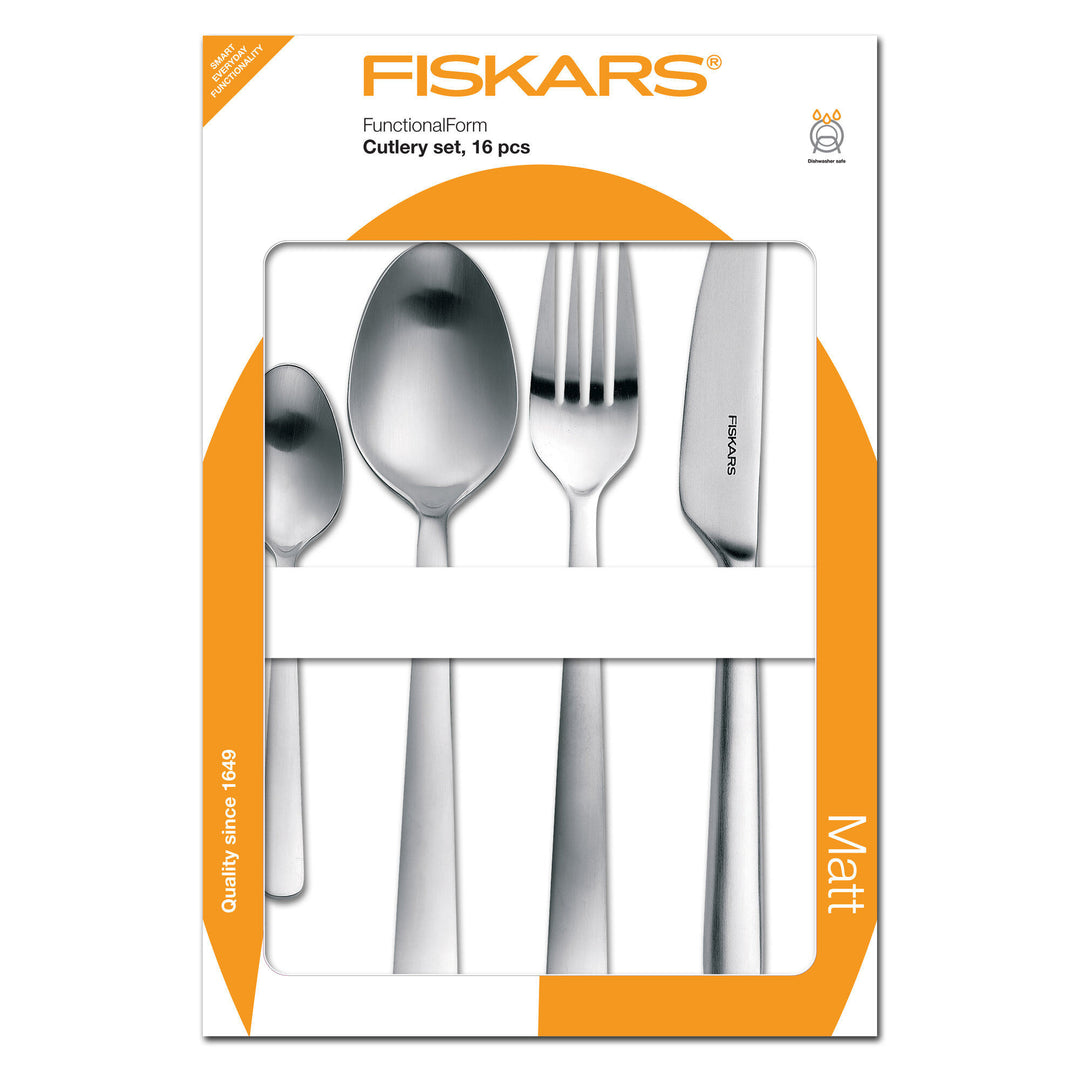 Fiskars Fiskars Functional Form bestikæske, 16 dele – billede i brug (Bestikssæt)