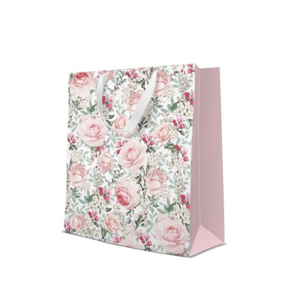 Produktbillede af Gavepose Paw Gorgeous Roses 20 x 25 x 10 Cm på tilbud i brug