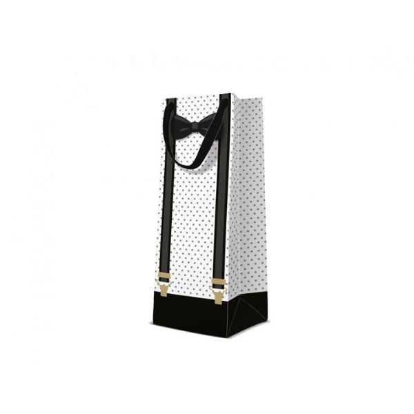 Produktbillede af Paw Vin Gavepose Elegant Man 12 x 37 x 10 Cm på tilbud i brug