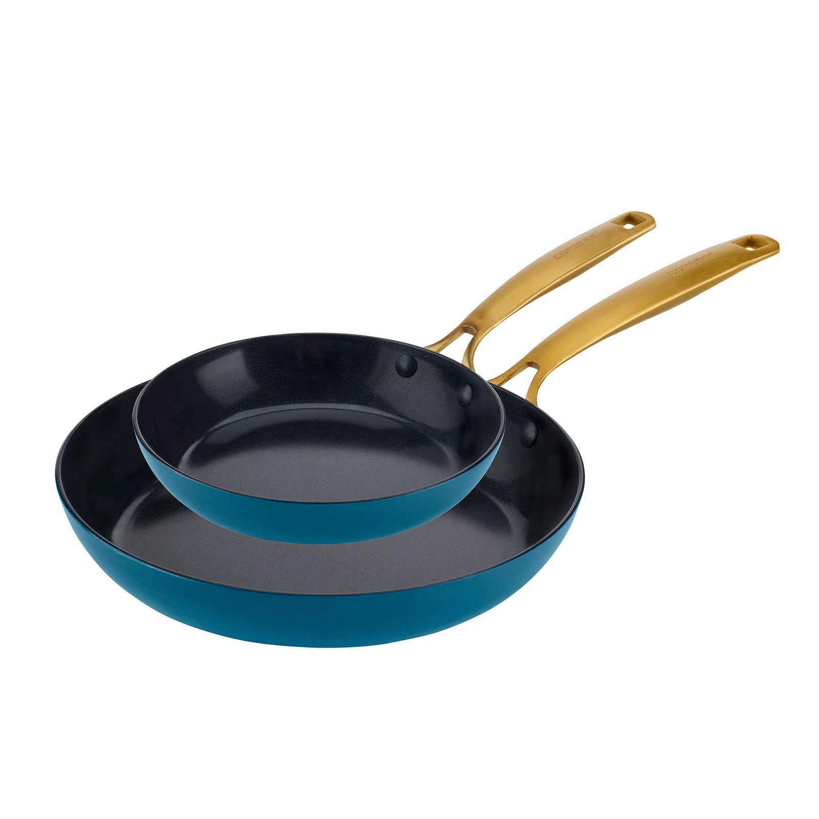 Combekk Combekk Stegepandesæt 2 dele 20+28 cm, blå ❤ produktvisning (Stegepander)