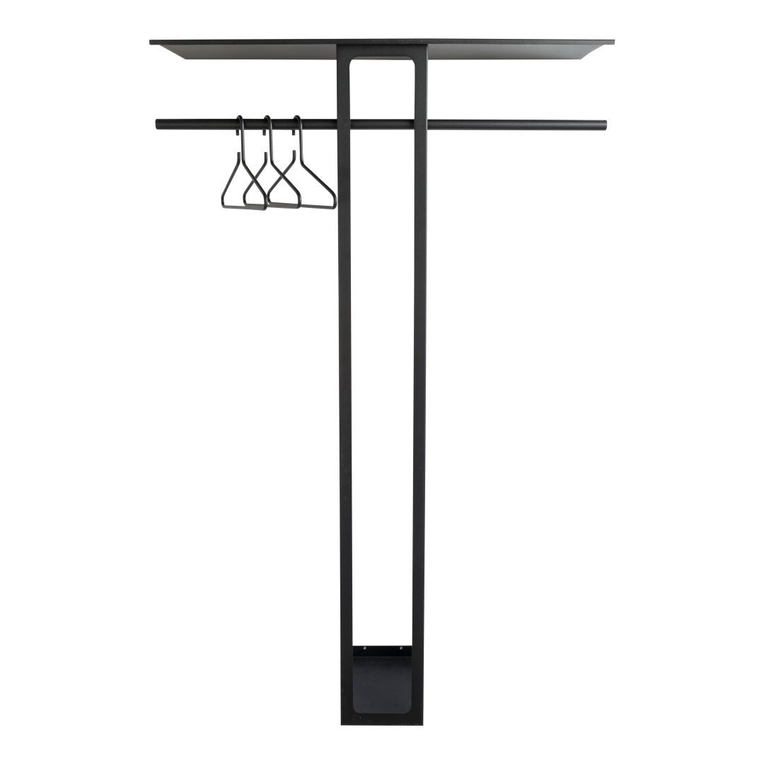 SPINDER DESIGN Ando knagerække stor sort stål B:100