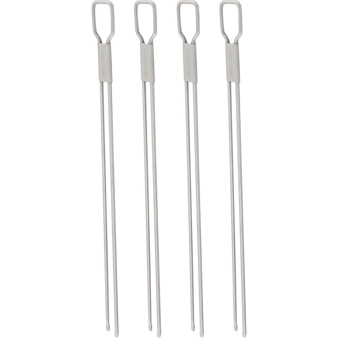 Broil king Broil king Dobbelt grillspyd 4 stk. – billede i brug (Grillspyd)