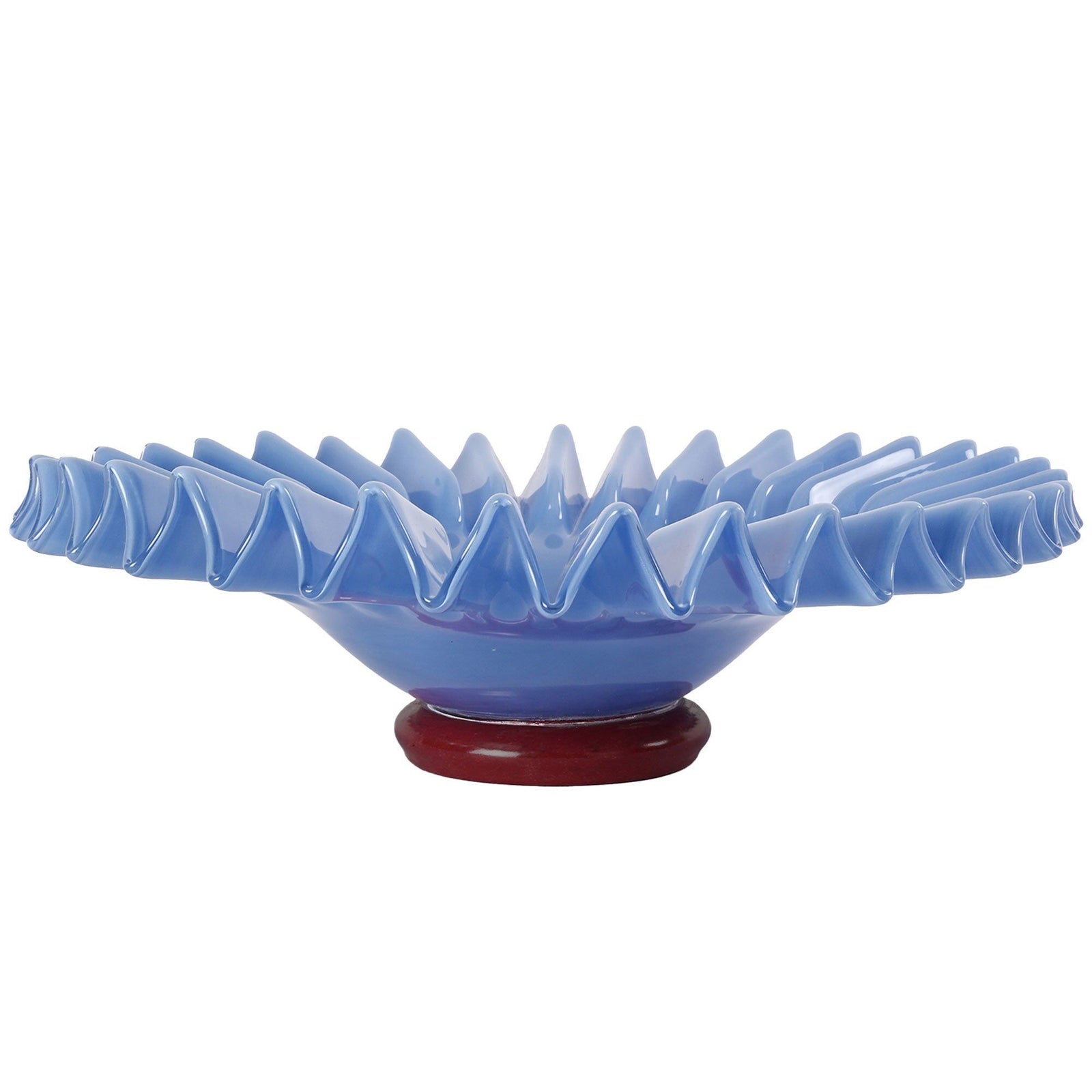 Byon Byon Lori skål 38 cm large, lysblå/vinrød – produktvisning (Skål)