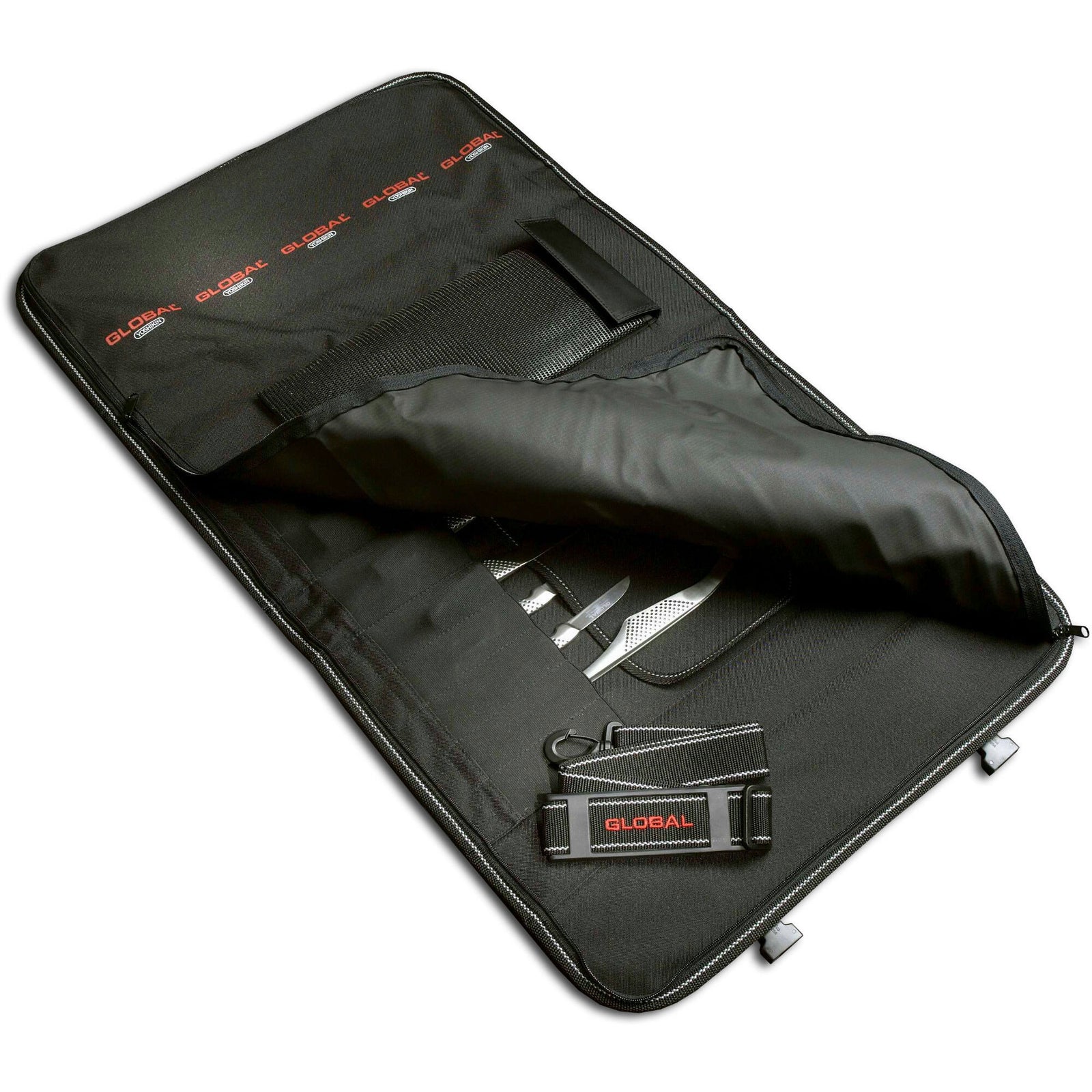 Global Global G667/21 knivtaske med plads til 21 knive ❤ produktbillede (Knivtaske)