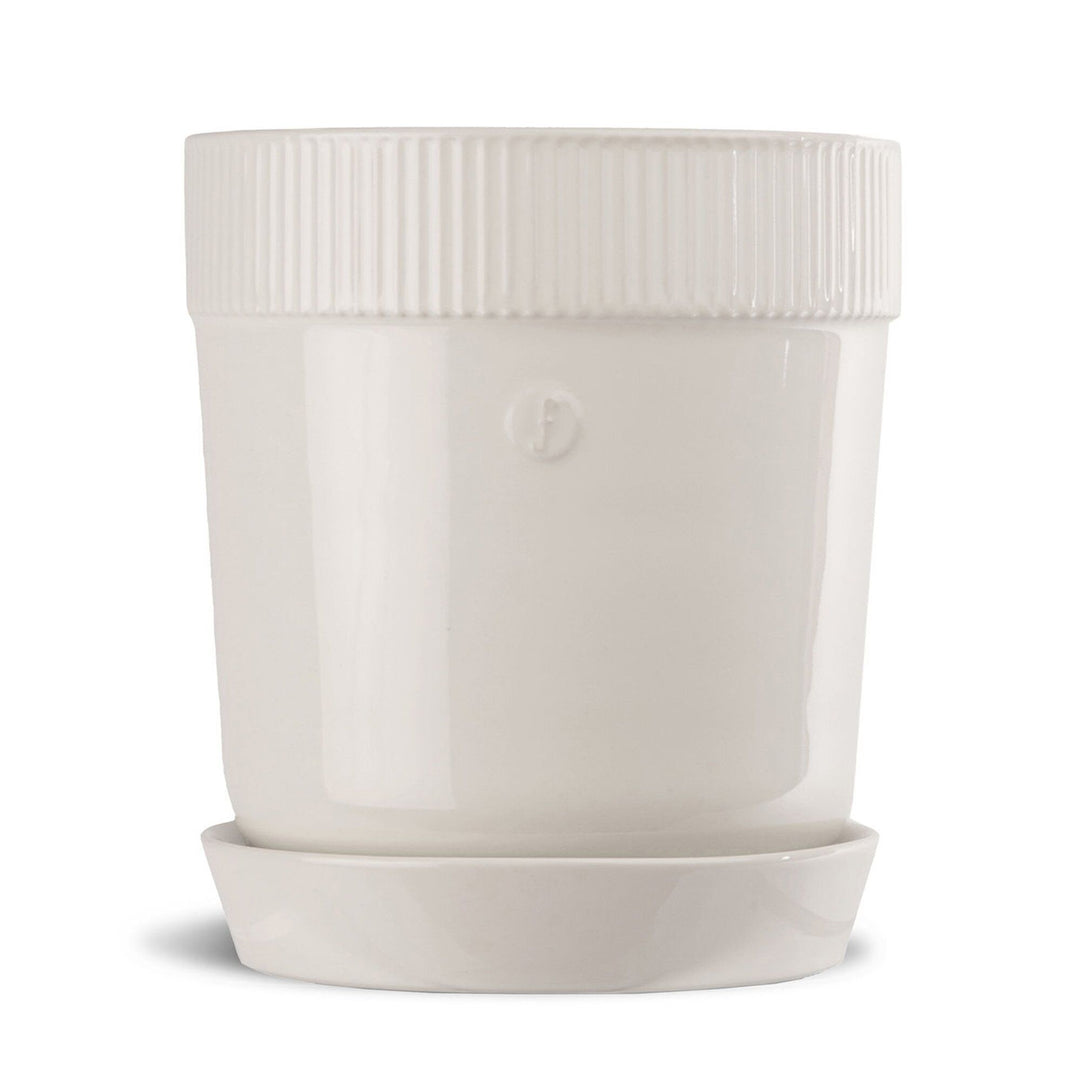 Sagaform Sagaform Elise urtepotte 11 cm, hvid – vinkelbillede (Krukke)