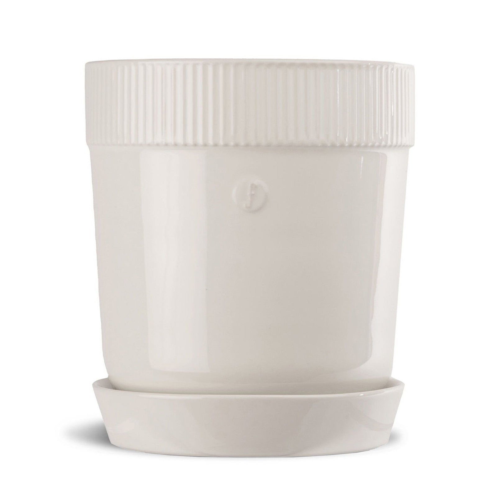 Sagaform Sagaform Elise urtepotte 11 cm, hvid – vinkelbillede (Krukke)