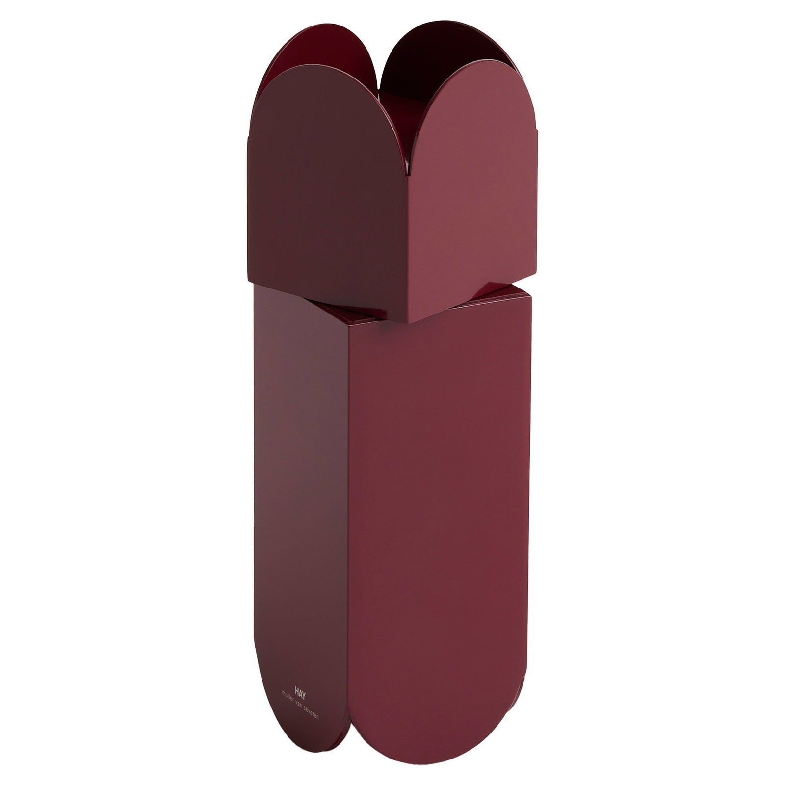 Hay Hay Arcs salt- og peberkværn, burgundy – produktvisning (Salt/peberkværn)