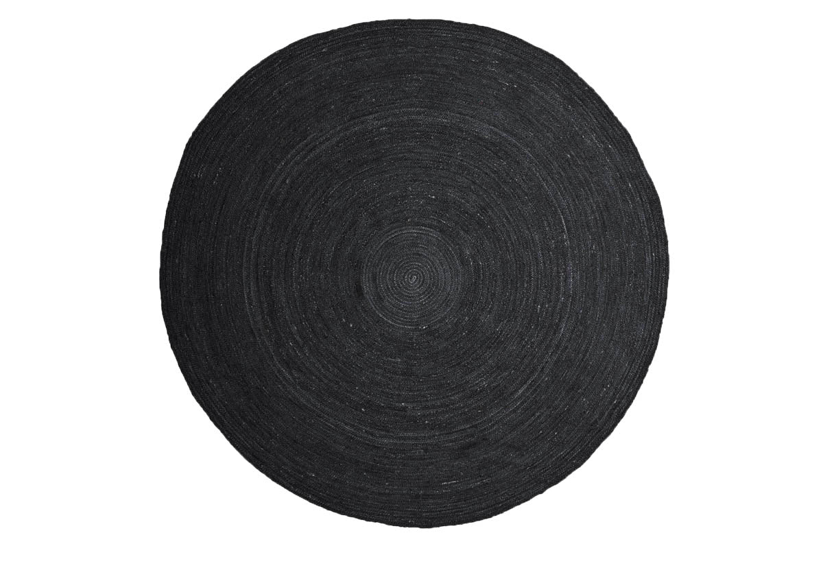 Produktbillede af SIKA DESIGN JUTE TÆPPE /SORT Ø280 i premium kvalitet