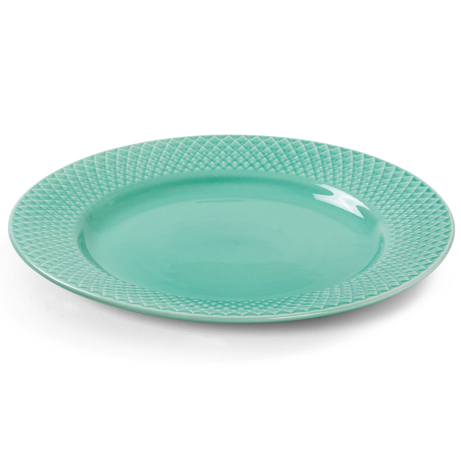 Lyngby porcelæn Lyngby porcelæn Rhombe Color frokosttallerken, 21 cm – detaljebillede (Tallerkener)