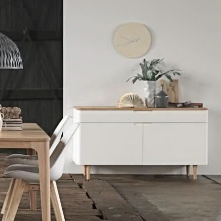 Actas skænk i olieret eg og hvidmalet mdf på tilbud! Billigt udsalg online. Hurtig levering, 1-2 hverdage. Spar op til 63%.