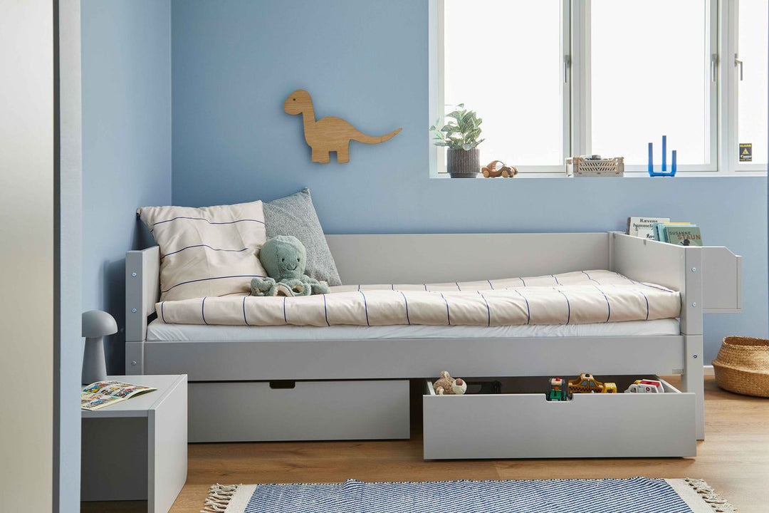 Manis-H  Sif Enkeltseng med skuffer 160 cm  -  90x160