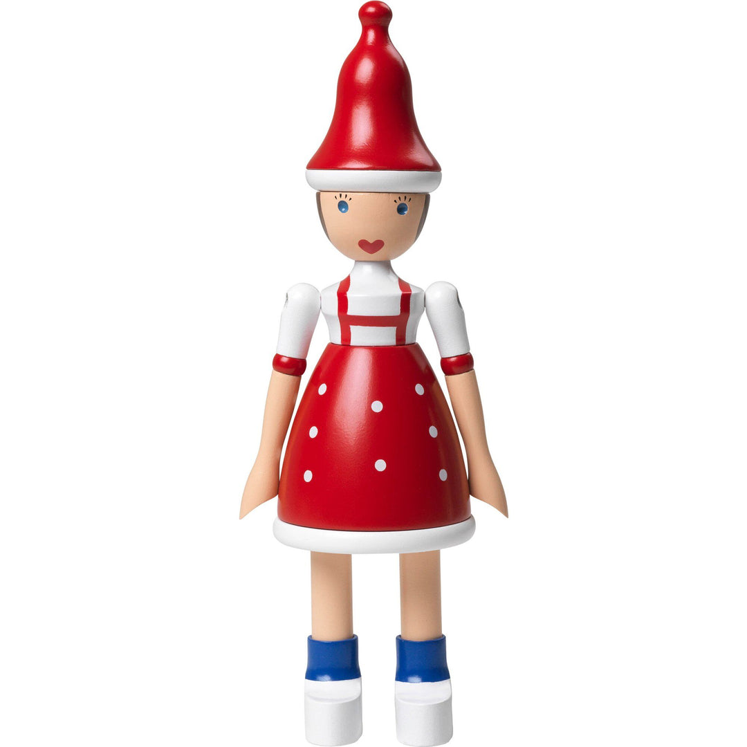 Kay bojesen Kay bojesen Jule Lise rød/blå/hvid ❤ detaljebillede (Træfigur)