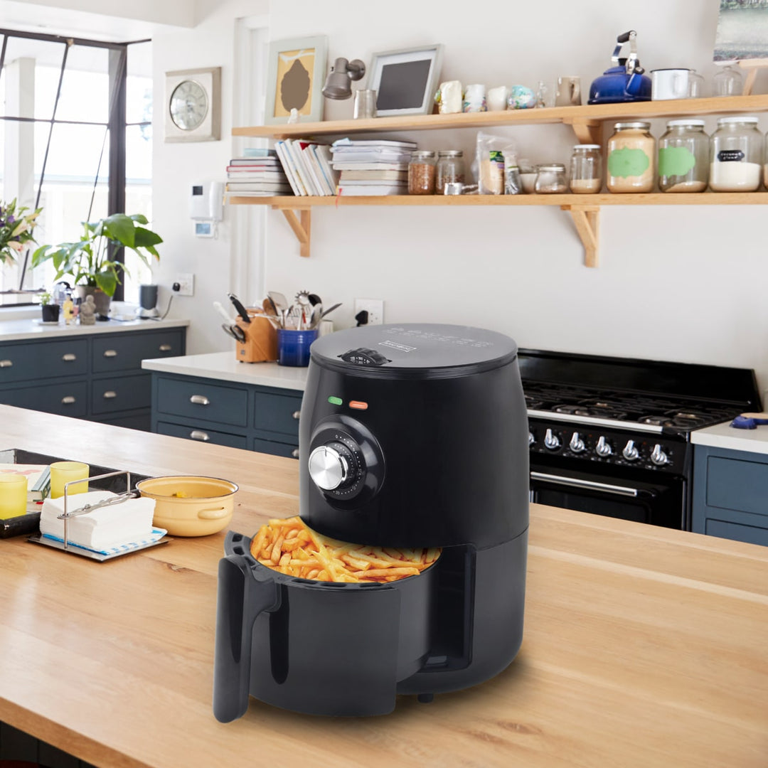 Produktbillede af Køb Airfryer 1,8 l. fra Royalty Line (fedtfattig: grille bage stege og friturestege) på tilbud