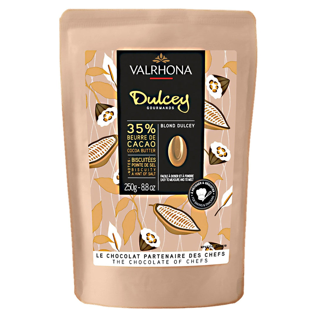 Valrhona Valrhona Dulcey 35% choklade, 250 g – produktvisning (Chokolade)