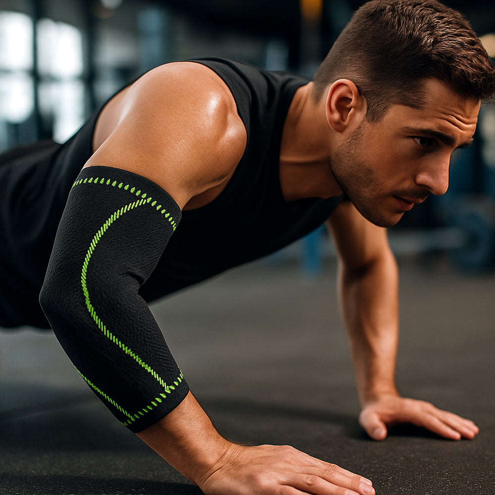 Produktbillede af Albuebind Kompressionsstøtte til sport og daglig brug på tilbud