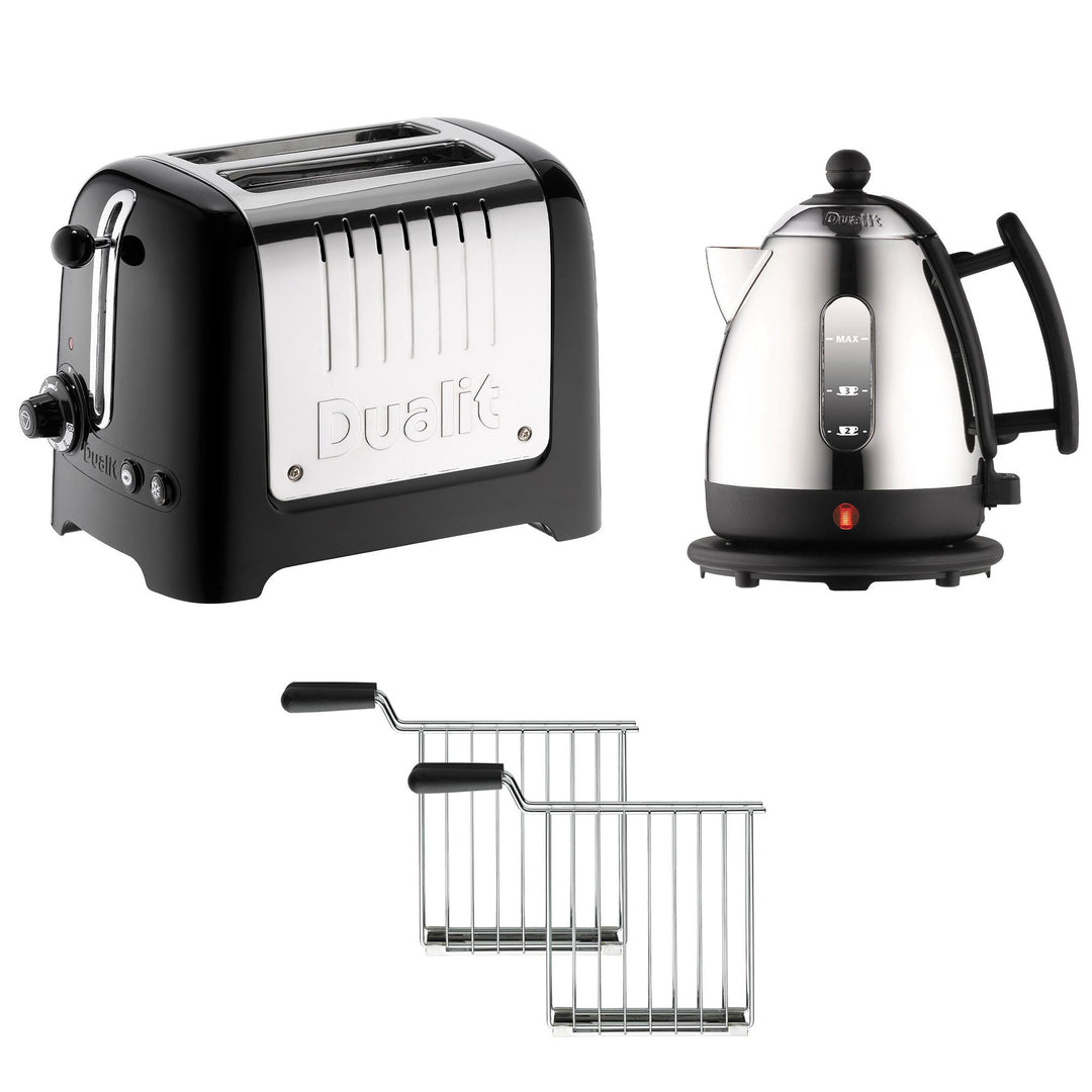 Dualit Dualit Elfedel & Brødrister kombinationspakke, sort ❤ billede i brug i kategorien Brødristere