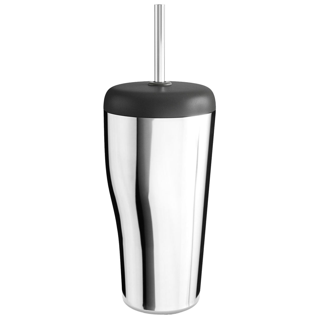 Georg jensen Georg jensen Sky termokop + sugerør, rustfrit stål ❤ detaljebillede (Termokop)