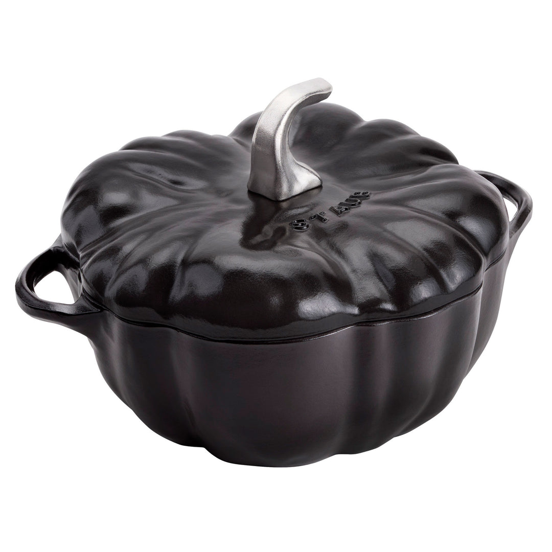 Staub Staub La Cocotte Græskar støbejernsgryde 24 cm / 3,5 liter, sort – produktbillede (Gryder)